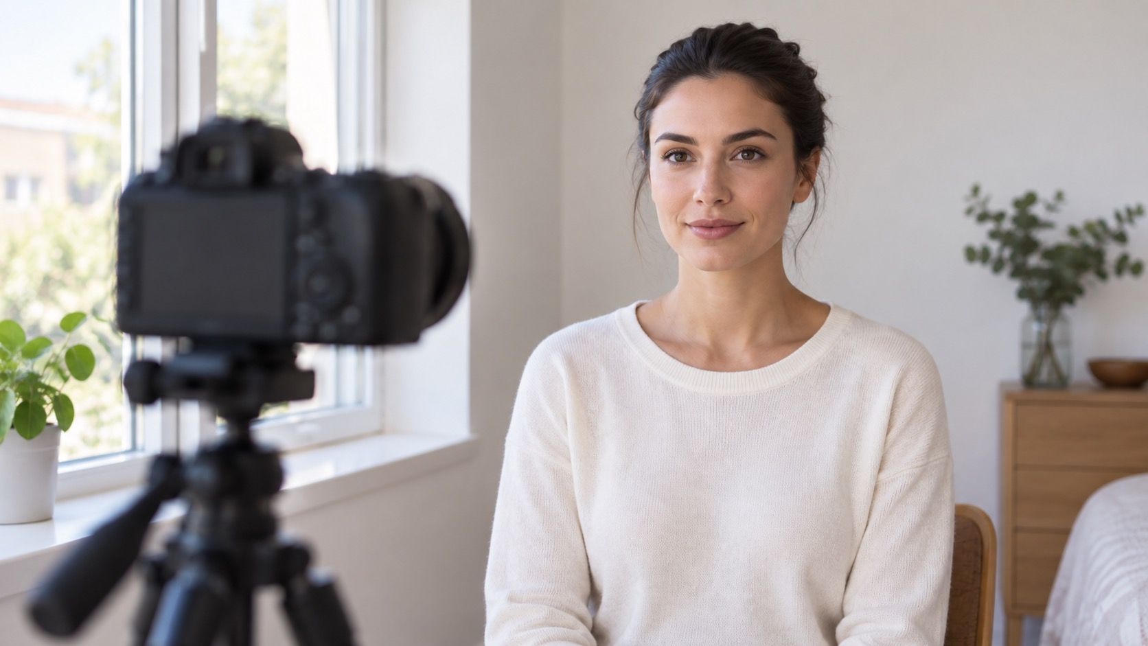 Front-facing portrait setup for face shape analysis